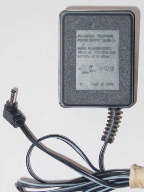 NEW Component Telephone 350904003CT AC Adapter 9V 400mA 350904OO3CT